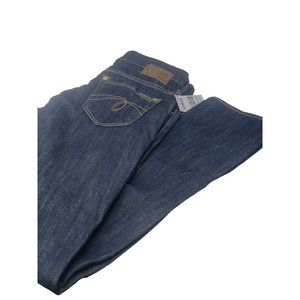 Mavi Dark Blue Denim Jeans Mid Rise Straight Leg Women's Size 28X32‎